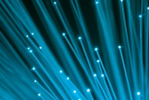 Fibre-optics are used when delivering most dedicated lines